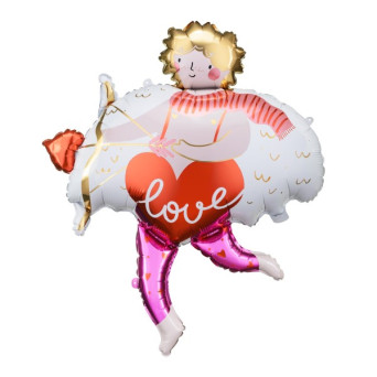 Globo Foil de Cupido de 67 x 77 Centímetros