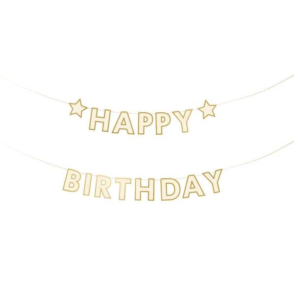 Guirnalda de Happy Birthday de 3 Metros