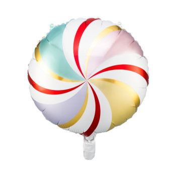 Globo Foil de Caramelo de 35 Centímetros Multicolor