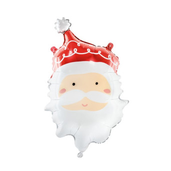 Globo Foil de Cabeza de Papá Noel de 37 x 60 Centímetros