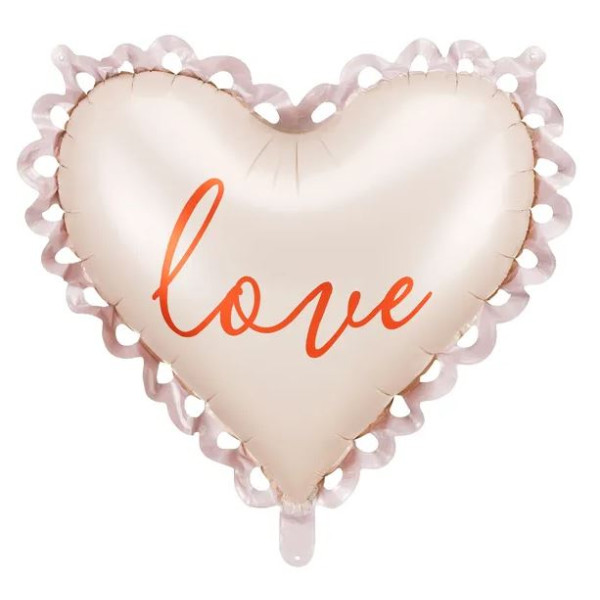 Globo Foil de Corazón Love de 50 x 47 Centímetros