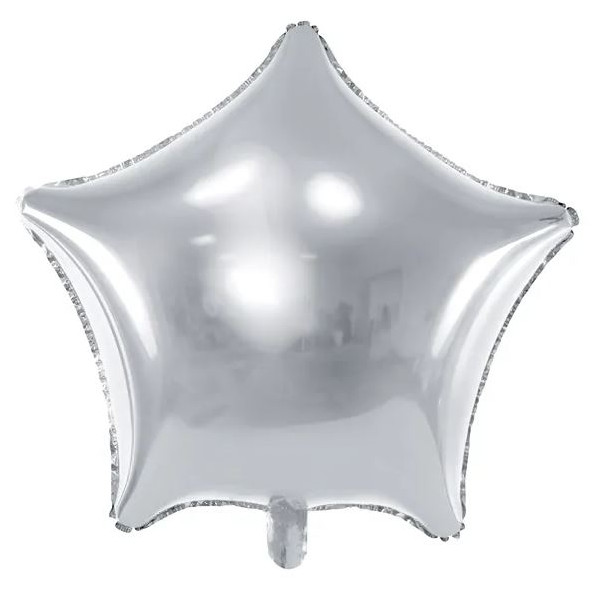 Globo de Estrella de 70 Centímetros de color Plata