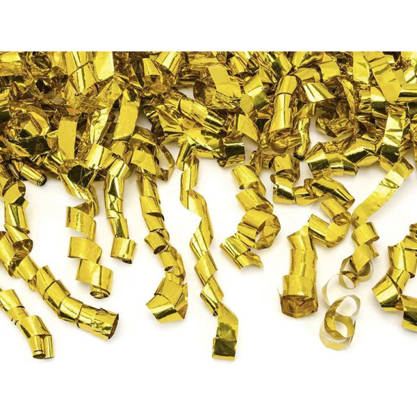 Cañón de 80 Centímetros con Confeti de color Oro