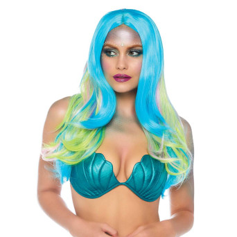 Peluca de Sirena Mística para Adulto