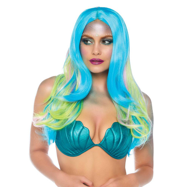 Peluca de Sirena Mística para Adulto