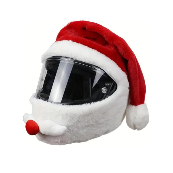Funda de Papá Noel para Casco
