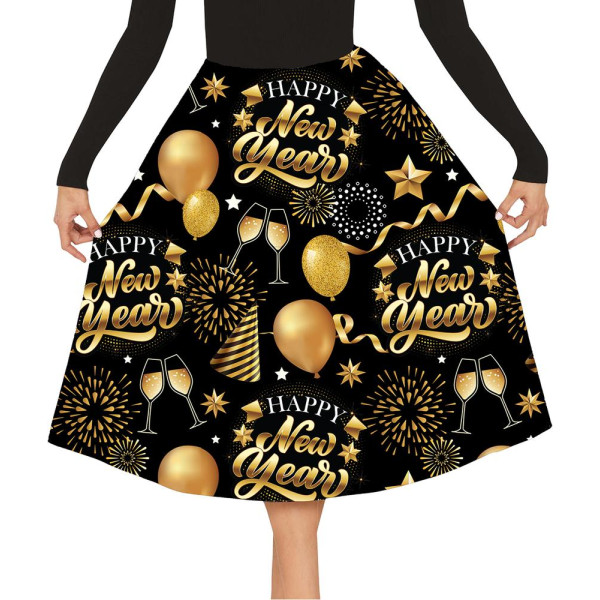 Falda de Happy New Year para Adulto