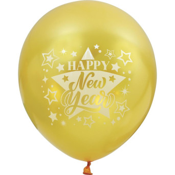 Globo de Happy New Year 10 Unidades de color Oro