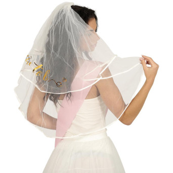 Velo de Novia Bride to Be de 70 Centímetros para Adulto