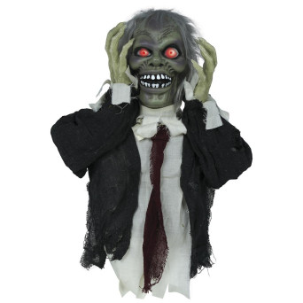 Muñeco de Zombie de 55 Centímetros con Luz, Sonido y Movimiento