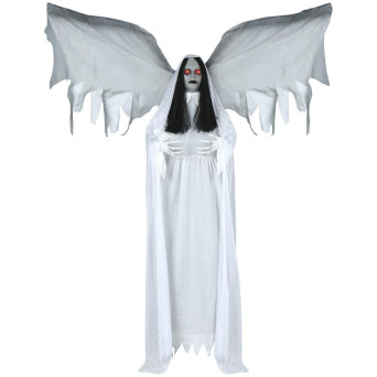 Muñeco de Ángel de la Muerte de 170 Centímetros con Luz, Sonido y Movimiento