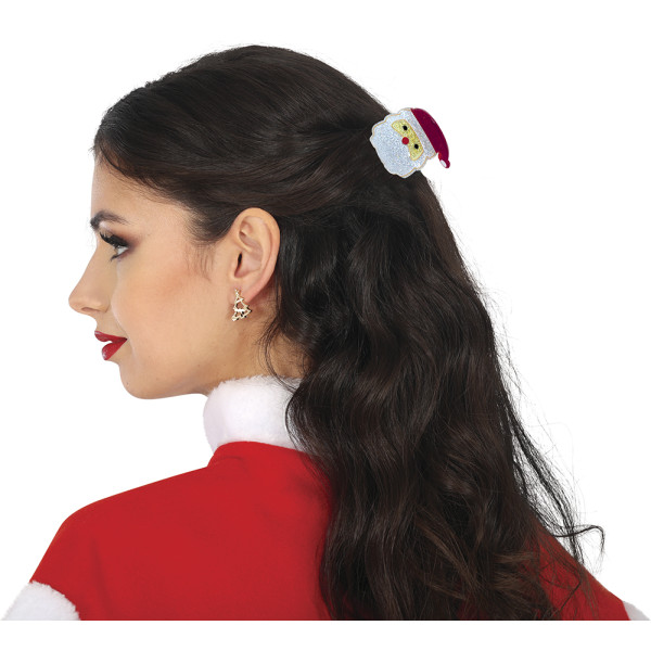 Pinza de Papá Noel de 4,5 Centímetros para el Pelo