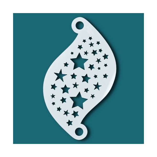 Plantilla de Estrellas para Pintacaras de Superstar