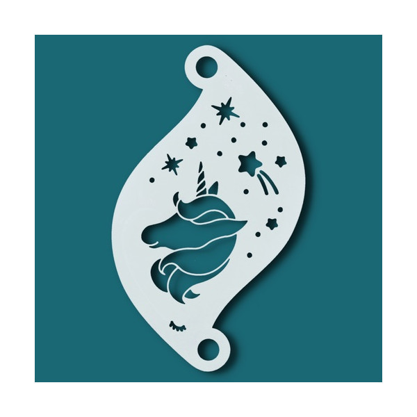 Plantilla de Unicornio para Pintacaras de Superstar