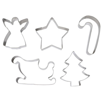 Molde de Galleta Navideña 5 Unidades