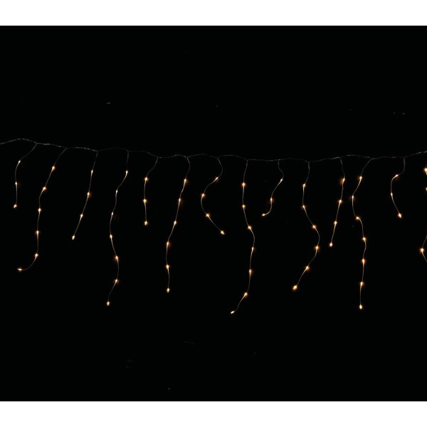 Cortina de 90 LED´s Blanco Cálido de 1,70 x 0,50 Centímetros para Exterior