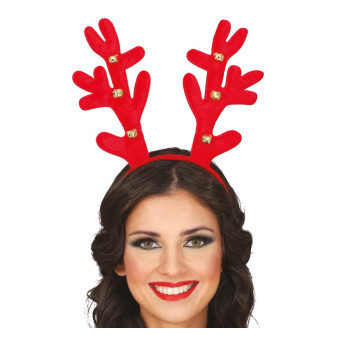 Diadema de Reno con Cascabeles