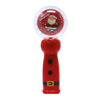 Varita Bola de Papá Noel de 21 Centímetros con Led´s