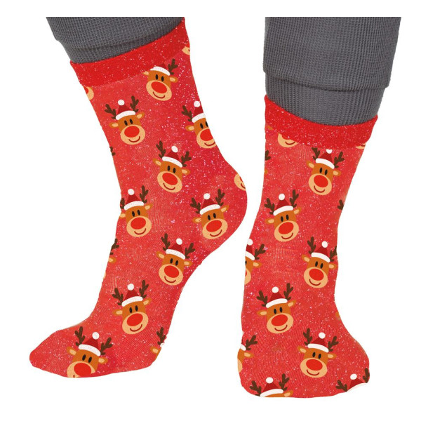 Calcetines de Reno Glitter