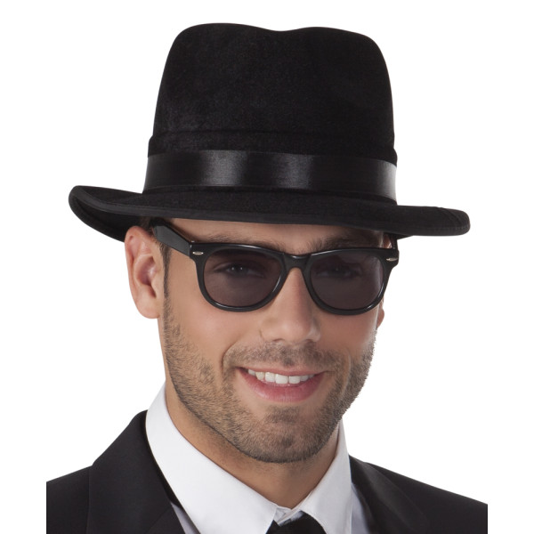 Gafas de Blues de color Negro para Adulto