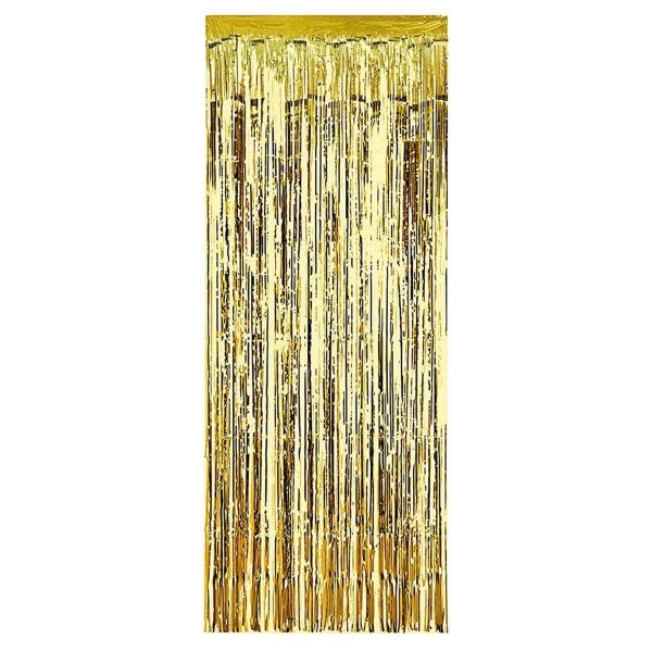 Cortina de color Oro de 100 x 200 Centímetros