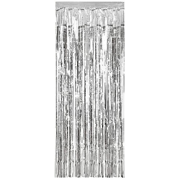 Cortina de color Plata de 100 x 200 Centímetros