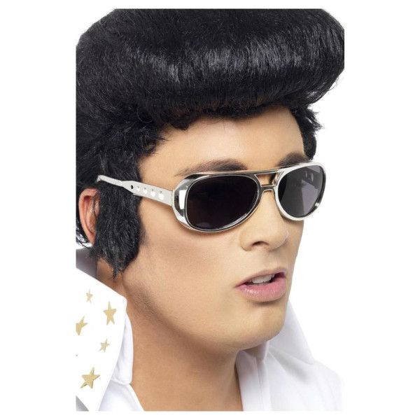 Gafas de Sol de Elvis de color Plata para Adulto