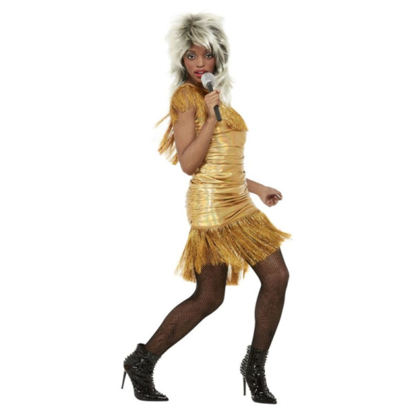 Disfraz de Tina de color Oro para Adulto