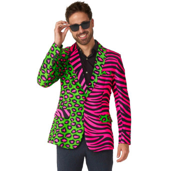 Chaqueta de Party Animal Neón para Adulto