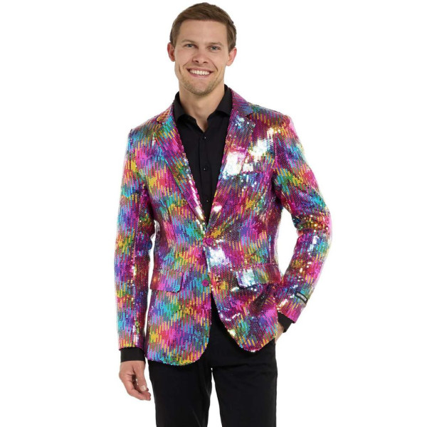 Chaqueta de Rainbow con Lentejuelas para Adulto