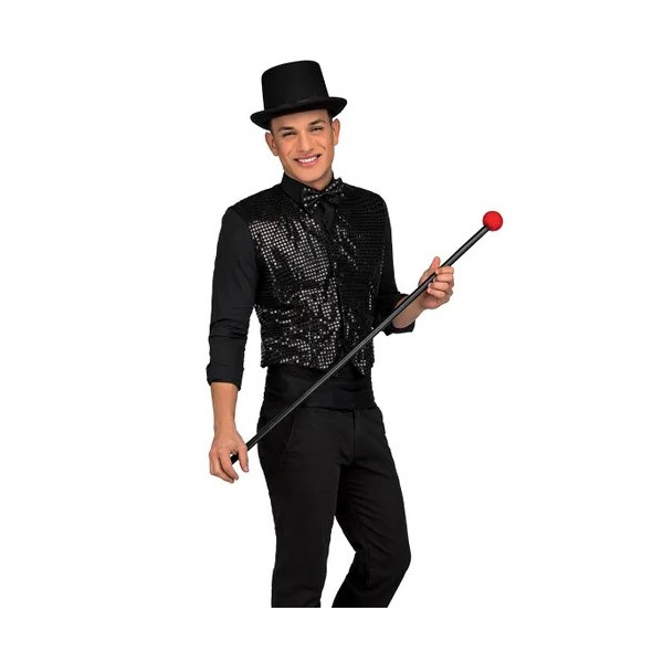 Chaleco de Showman de color Negro para Adulto