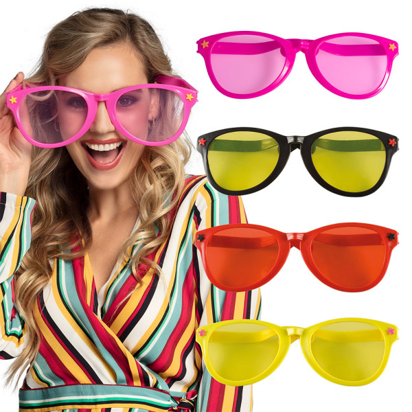 Gafas de Payaso de 26 Centímetros Varios Colores