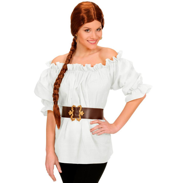 Blusa de color Blanco para Adulto