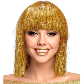 Peluca Dorada de Glitzy para Adulto