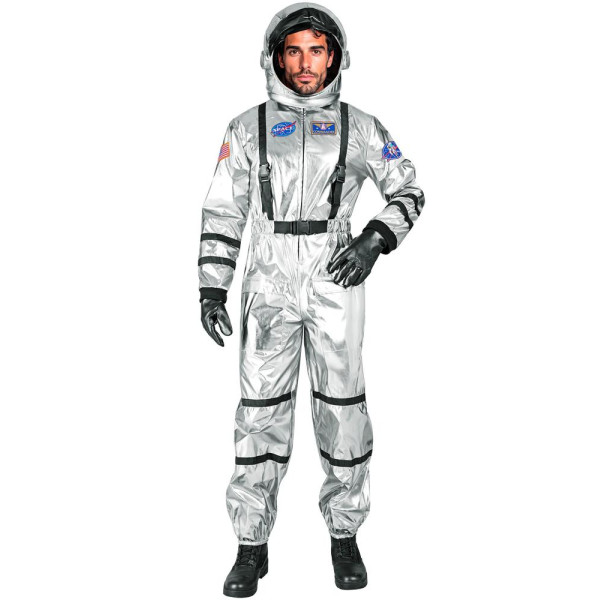 Disfraz de Astronauta de color Plata para Adulto