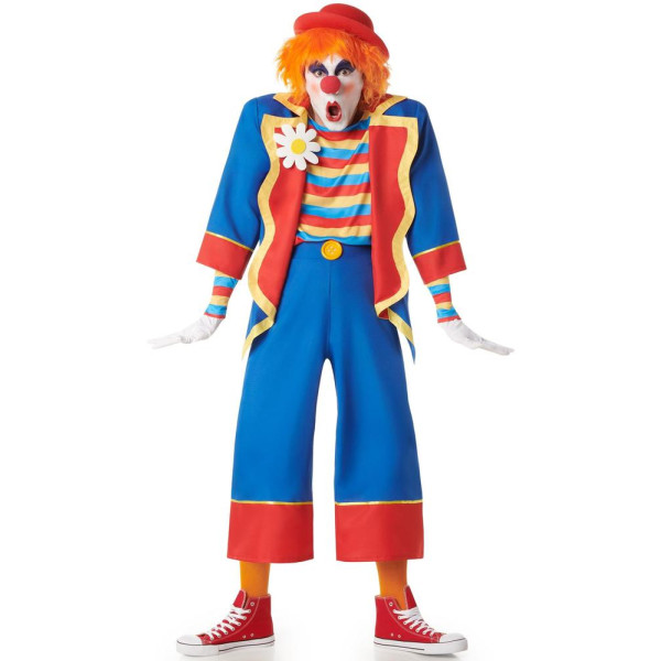 Disfraz de Payaso Multicolor para Adulto
