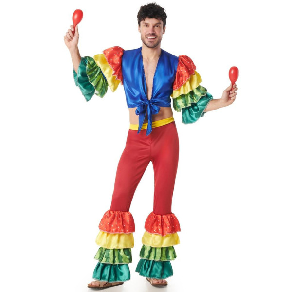Disfraz de Rumbero Multicolor para Adulto
