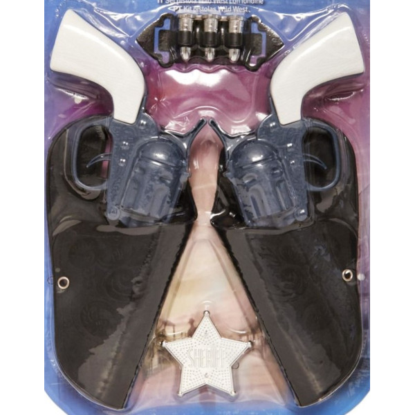 Cartuchera Doble con Pistolas y Estrella