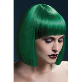 Peluca Verde de Lola Fever de 30 Centímetros para Adulto