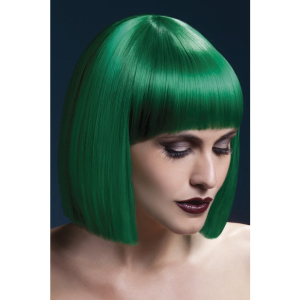 Peluca Verde de Lola Fever de 30 Centímetros para Adulto