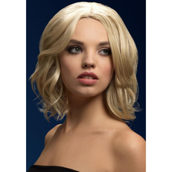 Peluca Rubia Oscuro de Olivia Fever de 33 Centímetros para Adulto