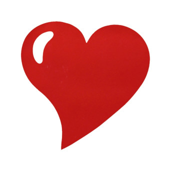 Salva Mantel de Corazón 50 Unidades de 38 x 38 Centímetros