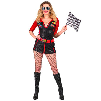 Disfraz de Conductora de Coche de Carrera para Adulto