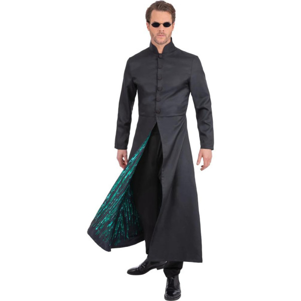 Disfraz de Neo de Matrix para Adulto
