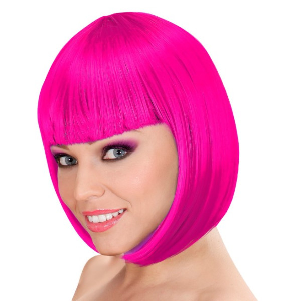 Peluca Fucsia de Lou Lou para Adulto