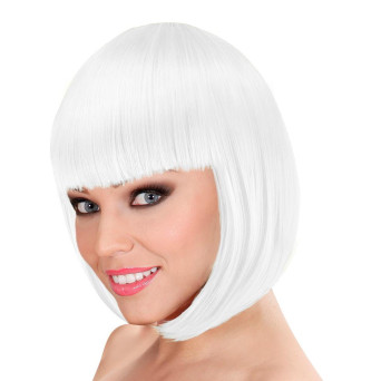 Peluca Blanca de Lou Lou para Adulto