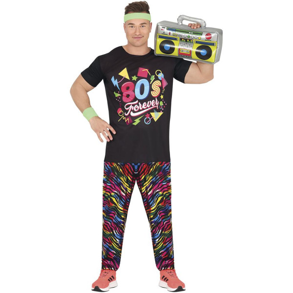 Disfraz de Amante de los años 80´s Rainbow para Adulto