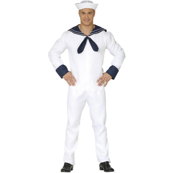 Disfraz de Marinero de color Blanco para Adulto