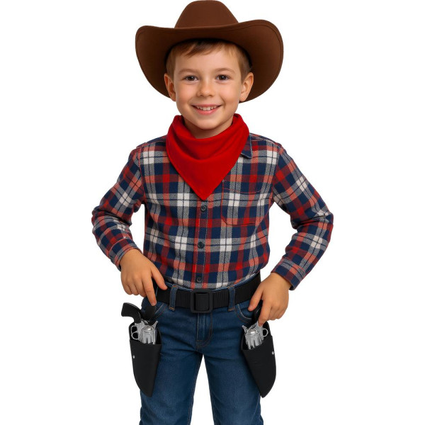 Cartuchera Doble con 2 Pistolas Infantil