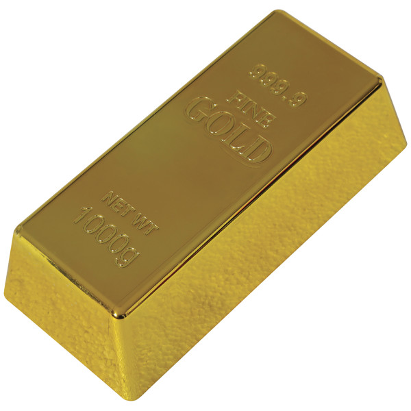 Lingote de Oro de 18 x 6 x 6,5 Centímetros